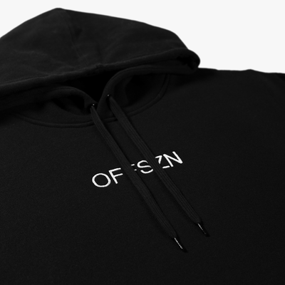 OFFSZN Embroidered Hoodie - Black